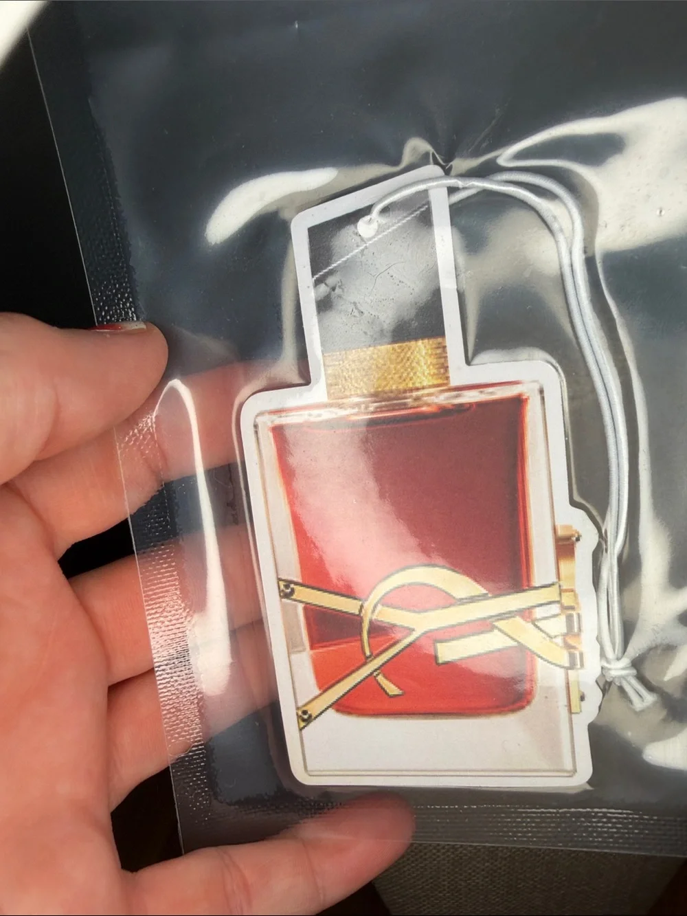 Yves Saint Laurent Red & Gold Bottle Air Freshener